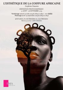 Lire la suite à propos de l’article Vernissage et défilé *L’Esthétique de la Coiffure Africaine* – 31 août 2019 au 29 septembre 2019